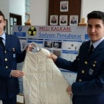 Askeri Hava Lisesi öğrencileri radyasyondan koruyucu kumaş üretti