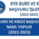 KYK BURS BAŞVURUSU NASIL YAPILIR (2022-2023)